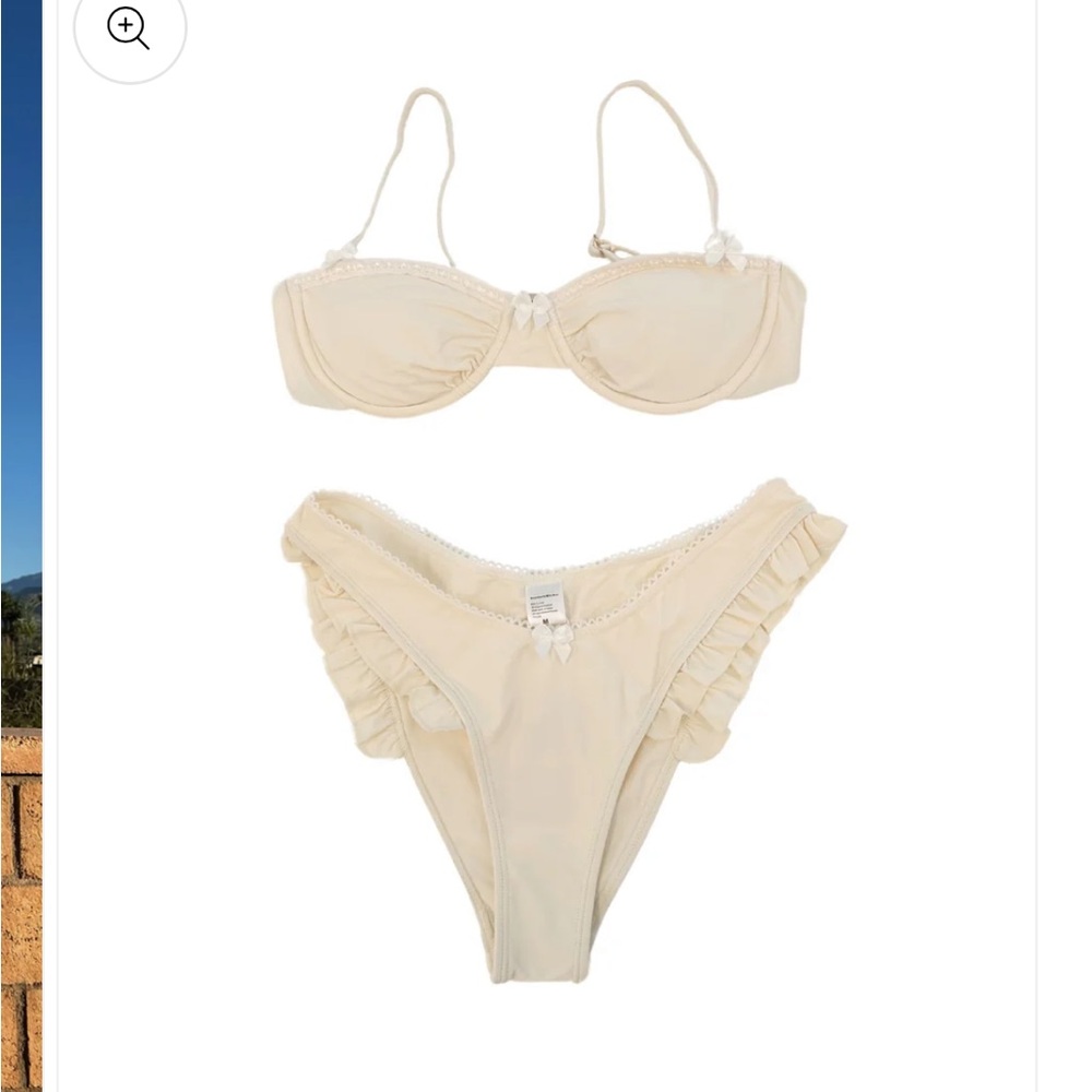 Strawberry Milk Mob Desert Cowgirl Bikini Top